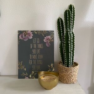 urban outfitters wall decor hanging art minimalist let go of the things you like